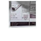 20FT Garage Door Bottom Weather Rubber Strip Seal with 6 Metal Tracks Open Box