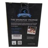 SparkPod 8" Luxury Rainfall Shower Head With 11" Adjustable Arm Matte Black