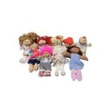 Lot of Vintage Cabbage Patch Kids Dolls, Troll Dolls & Cloth Rag Dolls, Mattel Coleco Jakks Russ