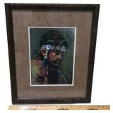 Framed Portrait Wall Art Print AccentArts TruGuard UV Glass Approx. 16x20
