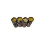 Decorative Match Holder Set With Round Tray, 4 Match Tubes & Small Wood Box