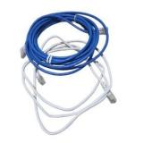 Large Mixed Computer Cable Lot VGA USB Ethernet Power Adapter Phone and Misc Cords