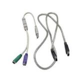 Large Mixed Computer Cable Lot VGA USB Ethernet Power Adapter Phone and Misc Cords