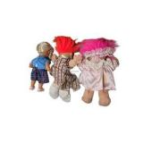 Large Mixed Doll & Plush Lot – Cabbage Patch Style, Raggedy Ann, Trolls, Animals & More