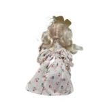 Lot of 5 Small Collectible Dolls – Porcelain Dolls, Victorian Style & Ice Skater Ornament