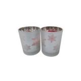 Decorative Crystal Bowls, WMF Silverplate Pierced Bowl & Glass Votive Holders