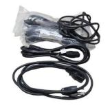 Large Mixed Computer Cable Lot VGA USB Ethernet Power Adapter Phone and Misc Cords
