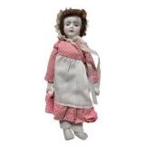 Lot of 5 Small Collectible Dolls – Porcelain Dolls, Victorian Style & Ice Skater Ornament