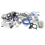 Large Mixed Computer Cable Lot VGA USB Ethernet Power Adapter Phone and Misc Cords