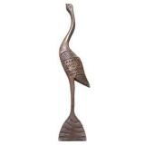 Dean Crouser Big Sky Carvers Sailfish Plates, Carved Wood Bird & Figure Décor Lot