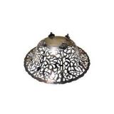 Decorative Crystal Bowls, WMF Silverplate Pierced Bowl & Glass Votive Holders