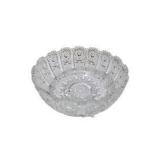 Decorative Crystal Bowls, WMF Silverplate Pierced Bowl & Glass Votive Holders