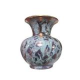 Vintage Style Decorative Collectibles Lot – Porcelain Figurines, Glass Boxes, Fan, Vase, Dish & More
