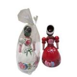 Vintage Style Decorative Collectibles Lot – Porcelain Figurines, Glass Boxes, Fan, Vase, Dish & More
