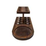 Vintage Smoking Pipe Collection With Decatur Walnut Stand, Ropp, Falcon, Longchamp, Jansen’s and More