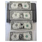 Uncirculated $1 Dollar Elvis Presley Federal Reserve Notes