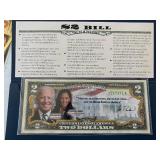 2017 A Green Seal $2 Dollar Note Biden/Harris