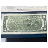 2017 A Green Seal $2 Dollar Note Biden/Harris