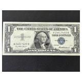 1957 Blue Seal $1 Dollar Silver Certificate Uncirculated