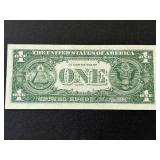 1957 Blue Seal $1 Dollar Silver Certificate Uncirculated