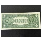 1957 Blue Seal $1 Dollar Silver Certificate Uncirculated