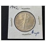 1942 Walking Liberty Half Dollar