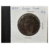 1825 Coronet Head Cent