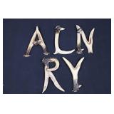 Antler Letter Wall Decor Set (5 Pieces)