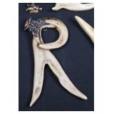 Antler Letter Wall Decor Set (5 Pieces)