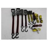 Mixed Ratchet Tie-Down Straps