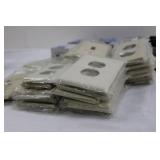 Mixed Lot Ceiling Fan Boxes, Wall Plates & LED Bulbs