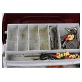 Plano Tackle Box With Assorted Fishing Tackle