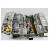 Assorted Fishing Lures & Tackle Box