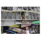 Assorted Fishing Lures & Tackle Box