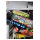 Assorted Fishing Lures & Tackle Box