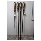 Tiki Wide Mouth Bamboo Torches (Lot of 4)