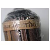 Tiki Wide Mouth Bamboo Torches (Lot of 4)