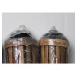 Tiki Wide Mouth Bamboo Torches (Lot of 4)