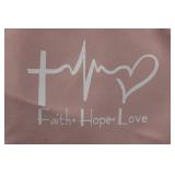 Faith Hope Love Pink Backpack