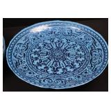 Blue Stoneware Dinnerware Mixed Lot of 16