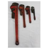 Ridgid, Toledo & Roxco Pipe Wrenches Mixed Lot