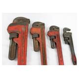 Ridgid, Toledo & Roxco Pipe Wrenches Mixed Lot