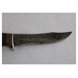 Vintage Craftsman Fixed Blade Knife With Sheath