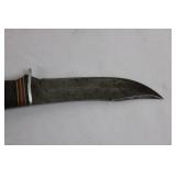Vintage Craftsman Fixed Blade Knife With Sheath