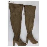 All Mankind Suede Over-The-Knee Boots Size 7.5