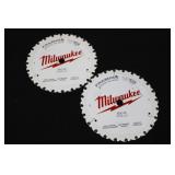 Milwaukee Framing Wood Blade 7-1/4 24-tooth (Lot of 2)