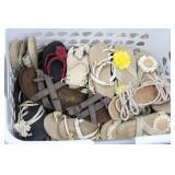 Summer Sandals Size 5-6 Over 25 Pairs Mixed Lot