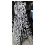 White Wire Shelf Panels Mixed Lot