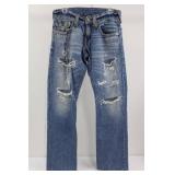 True Religion Ricky Distressed Jeans Size 30