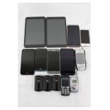Mixed Lot of Cell Phones & Tablets (Lot of 14)